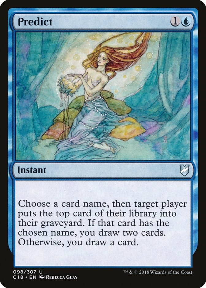 Predict [Commander 2018] Magic: The Gathering