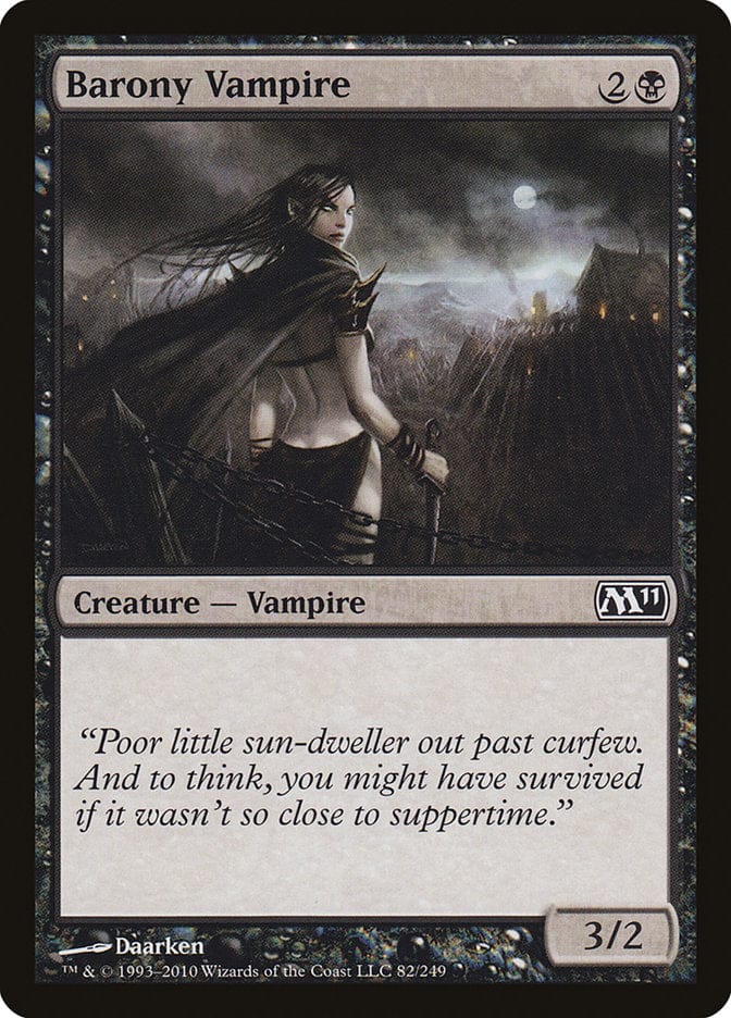 Barony Vampire [Magic 2011] Magic: The Gathering