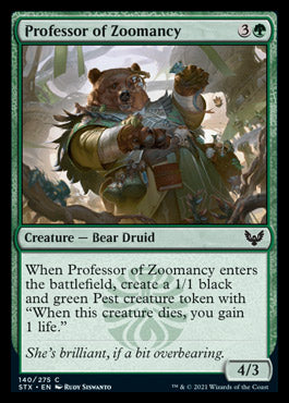 Professor of Zoomancy [Strixhaven: School of Mages] Magic: The Gathering