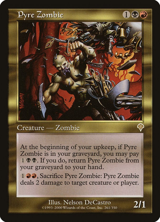 Pyre Zombie [Invasion] Magic: The Gathering