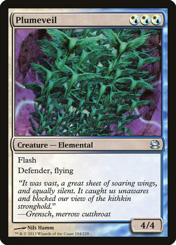 Plumeveil [Modern Masters] Magic: The Gathering