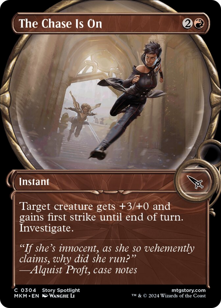The Chase Is On (Showcase) [Murders at Karlov Manor] Magic: The Gathering