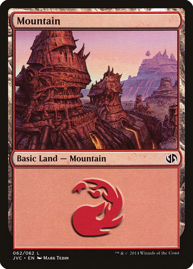 Mountain (62) [Duel Decks Anthology] Magic: The Gathering