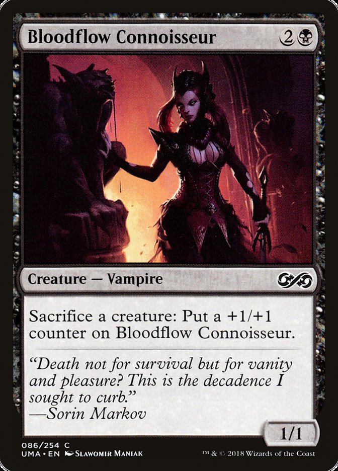 Bloodflow Connoisseur [Ultimate Masters] Magic: The Gathering