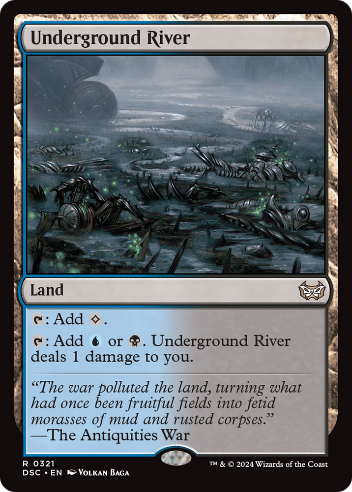 Underground River [Duskmourn: House of Horror Commander] Magic: The Gathering