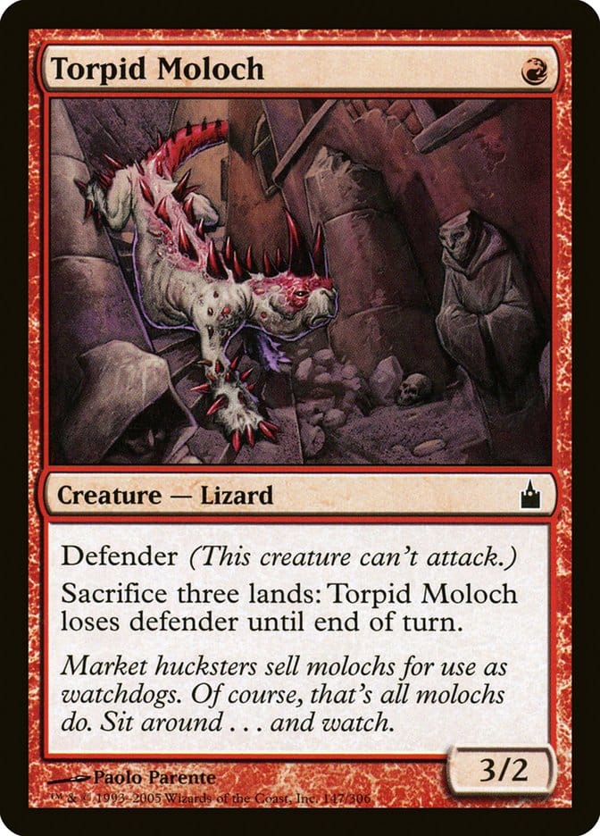 Torpid Moloch [Ravnica: City of Guilds] Magic: The Gathering