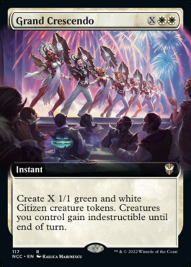 Grand Crescendo (Extended Art) [Streets of New Capenna Commander] Magic: The Gathering