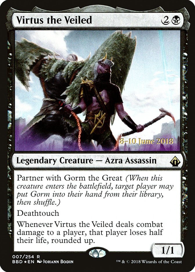 Virtus the Veiled [Battlebond Prerelease Promos] Magic: The Gathering