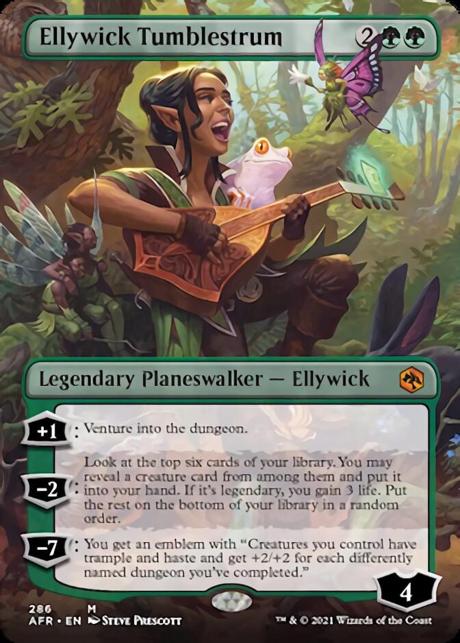 Ellywick Tumblestrum (Borderless) [Dungeons & Dragons: Adventures in the Forgotten Realms] Magic: The Gathering