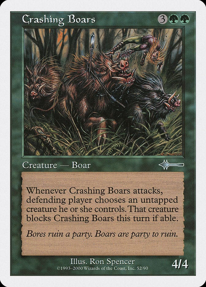 Crashing Boars [Beatdown] Magic: The Gathering