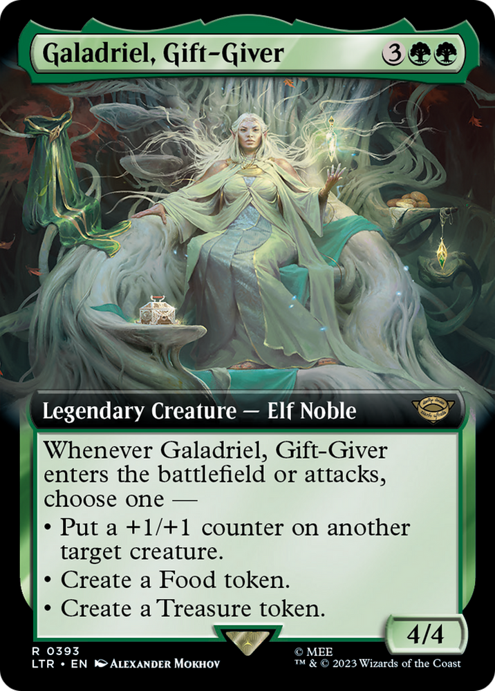 Galadriel, Gift-Giver (Extended Art) [The Lord of the Rings: Tales of Middle-Earth] Magic: The Gathering