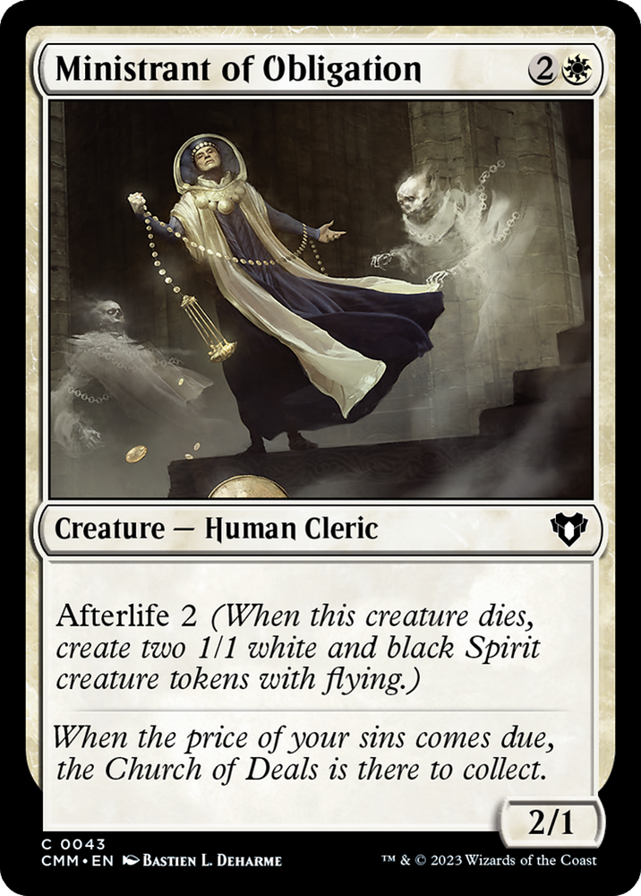 Ministrant of Obligation [Commander Masters] Magic: The Gathering