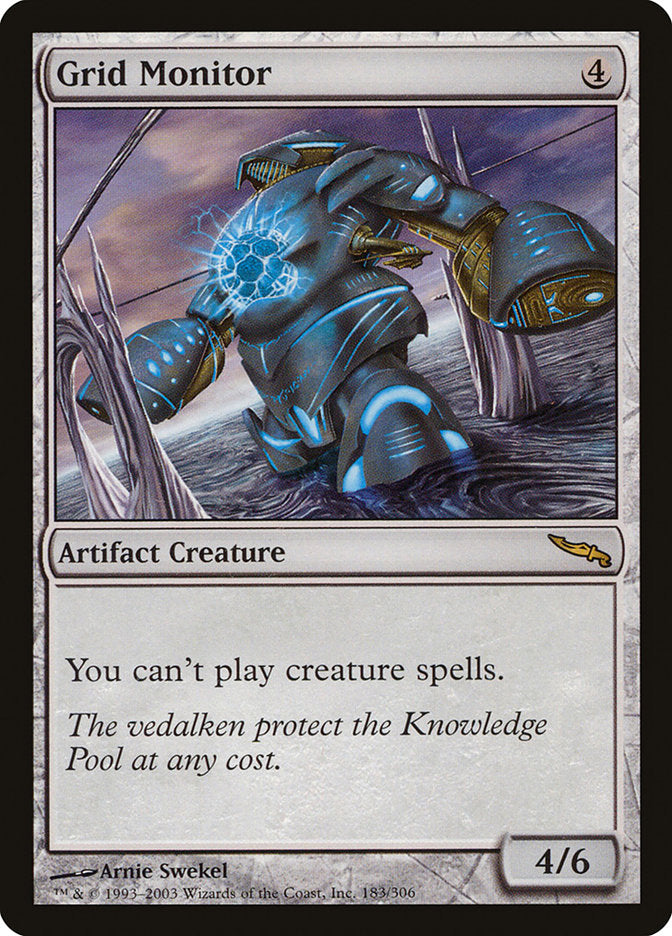 Grid Monitor [Mirrodin] Magic: The Gathering