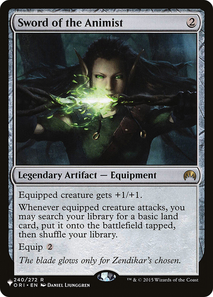 Sword of the Animist [Secret Lair: Angels] Magic: The Gathering