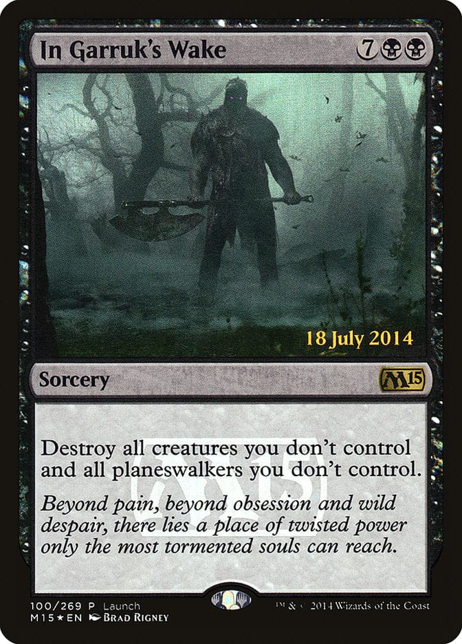 In Garruk's Wake [Magic 2015 Prerelease Promos] Magic: The Gathering