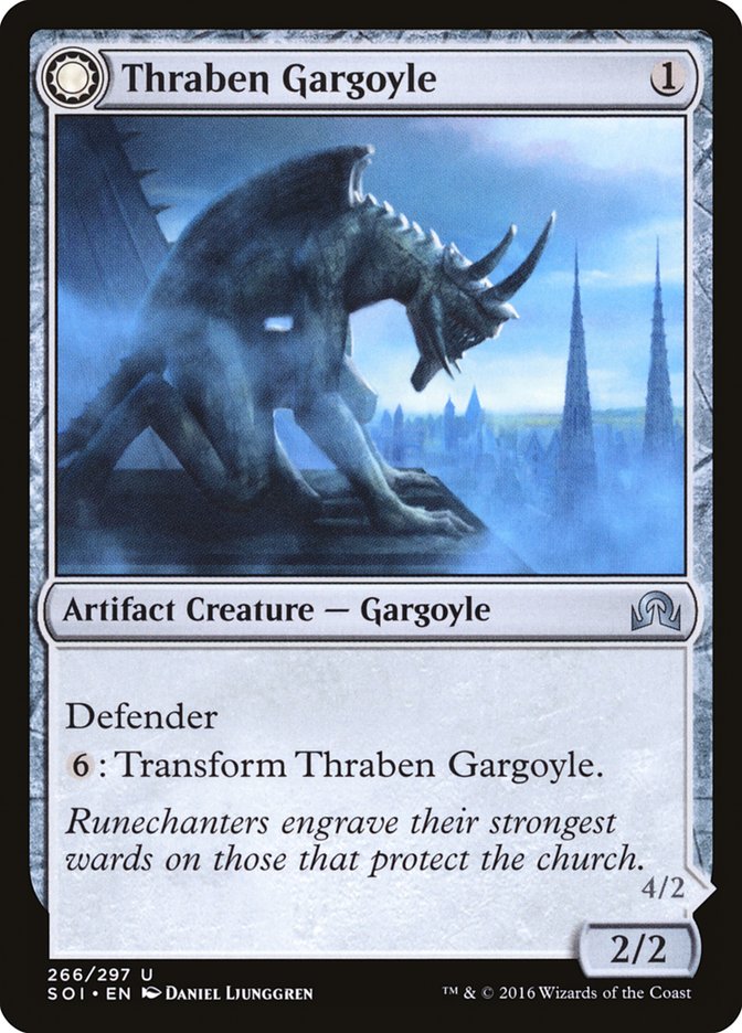 Thraben Gargoyle // Stonewing Antagonizer [Shadows over Innistrad] Magic: The Gathering