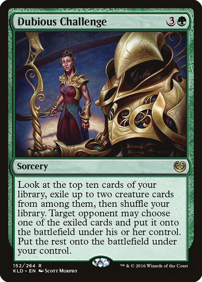 Dubious Challenge [Kaladesh] Magic: The Gathering