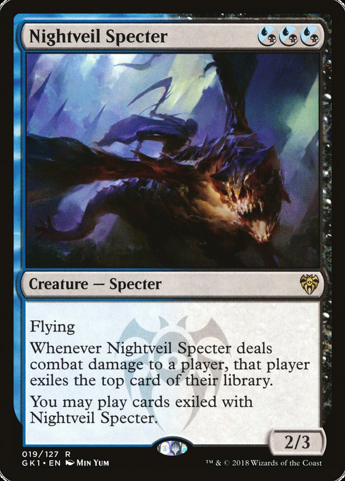Nightveil Specter [Guilds of Ravnica Guild Kit] Magic: The Gathering