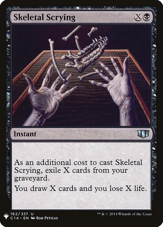 Skeletal Scrying [Mystery Booster] Magic: The Gathering