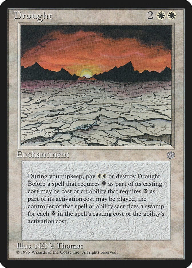 Drought [Ice Age] Magic: The Gathering