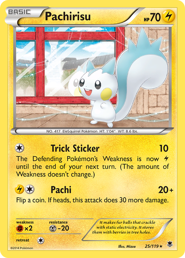 Pachirisu (25/119) [XY: Phantom Forces] Pokémon