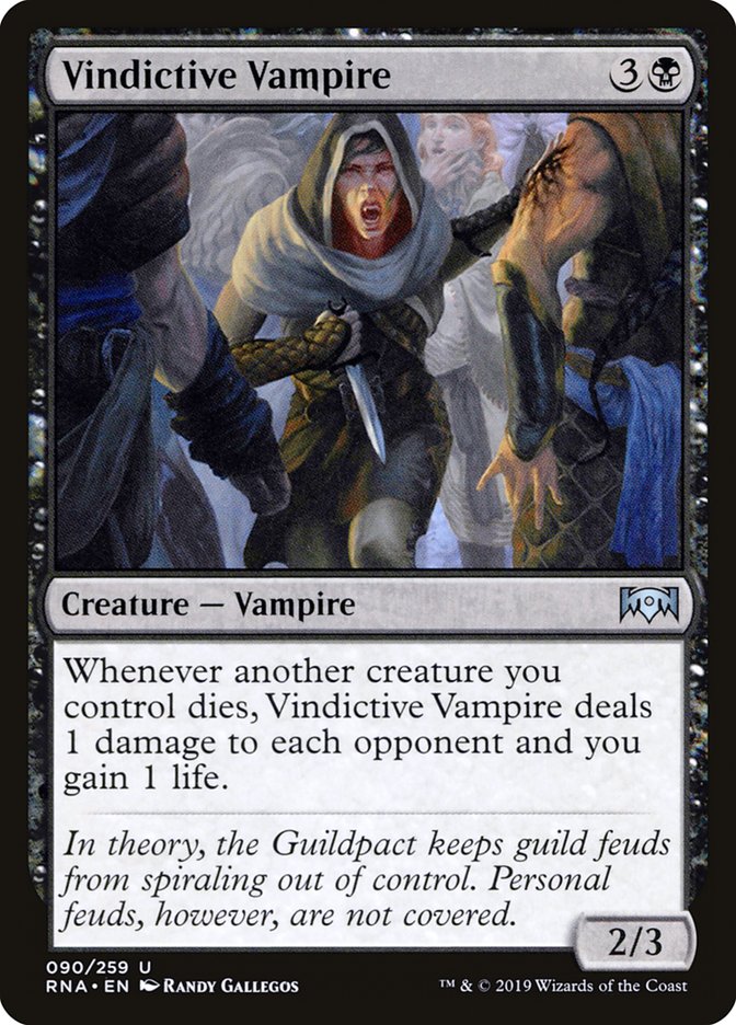 Vindictive Vampire [Ravnica Allegiance] Magic: The Gathering