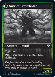 Dormant Grove // Gnarled Grovestrider [Innistrad: Double Feature] Magic: The Gathering