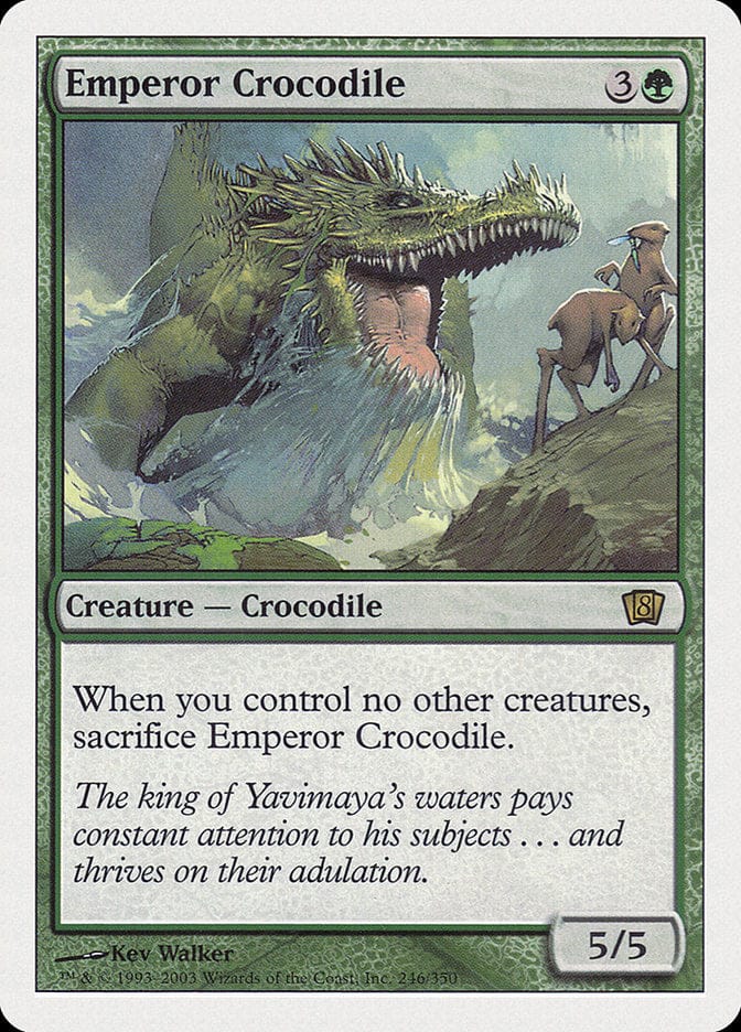 Emperor Crocodile [Eighth Edition] Magic: The Gathering
