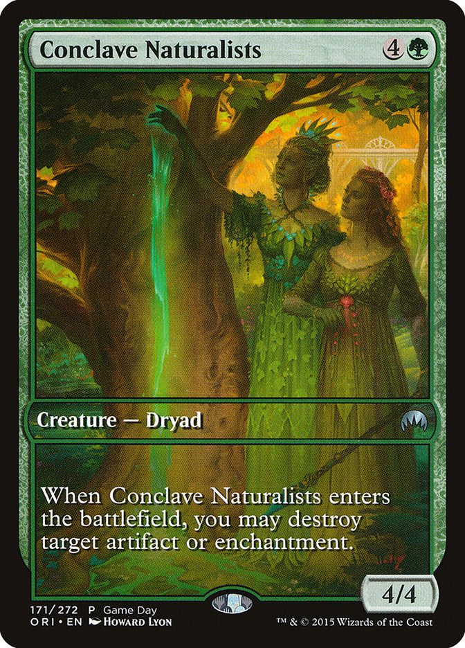 Conclave Naturalists (Game Day) [Magic Origins Promos] Magic: The Gathering