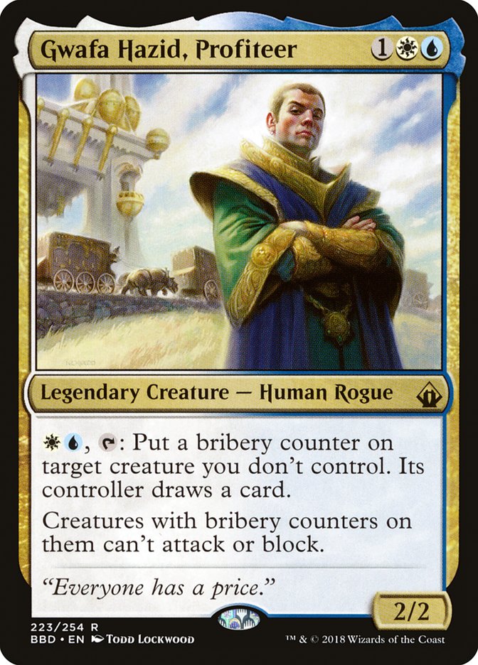 Gwafa Hazid, Profiteer [Battlebond] Magic: The Gathering