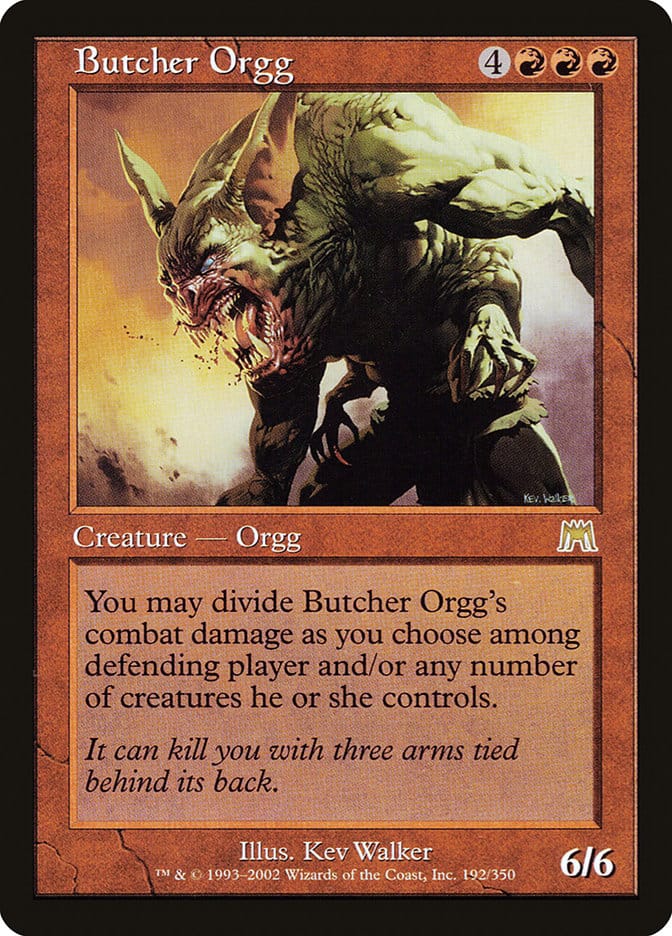 Butcher Orgg [Onslaught] Magic: The Gathering