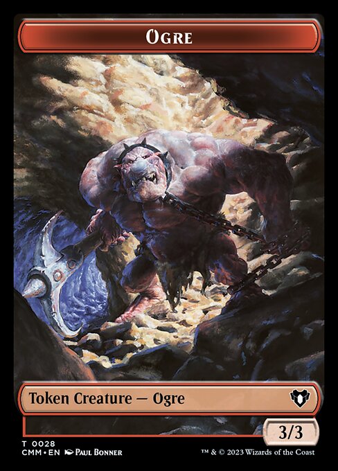 Servo // Ogre Double-Sided Token [Commander Masters Tokens] Magic: The Gathering