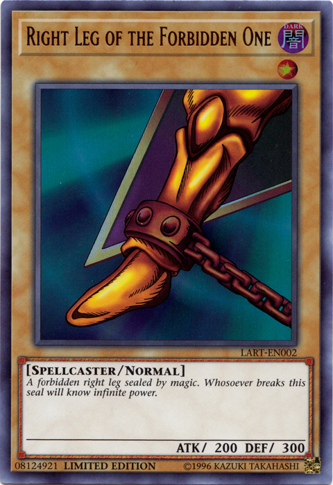 Right Leg of the Forbidden One [LART-EN002] Ultra Rare Yu-Gi-Oh!