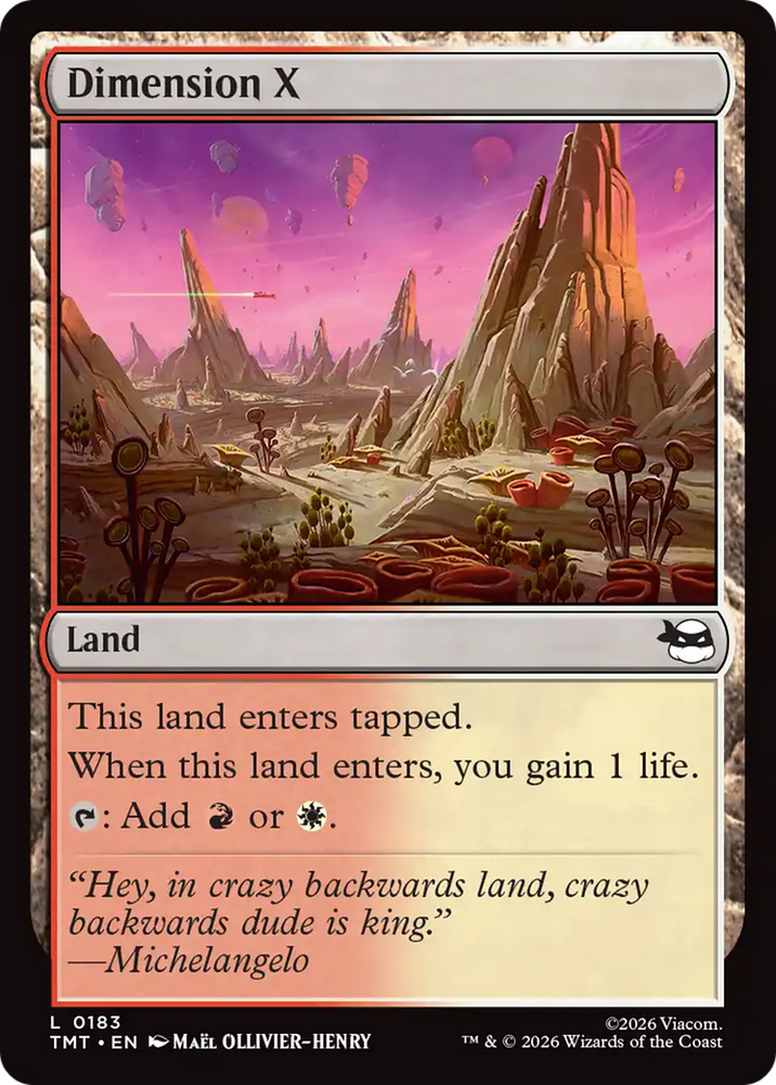 Dimension X [Teenage Mutant Ninja Turtles] Magic: The Gathering