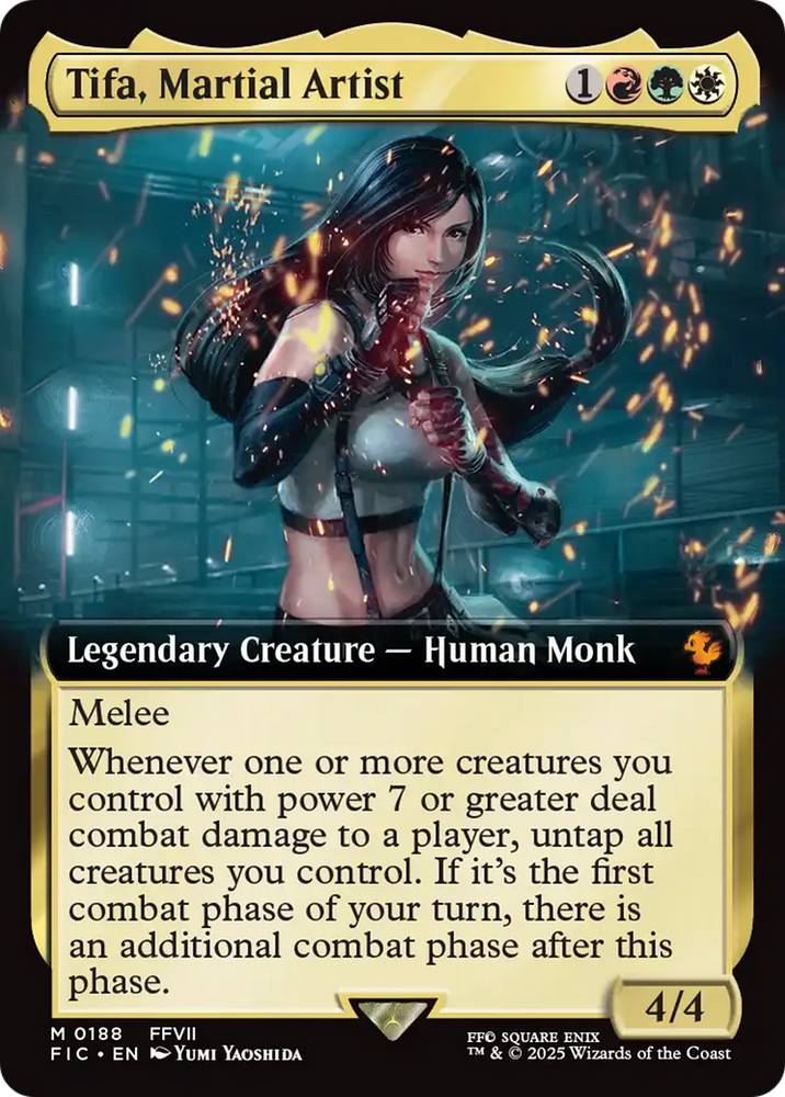 Tifa, Martial Artist (Extended Art) [FINAL FANTASY Commander] Magic: The Gathering