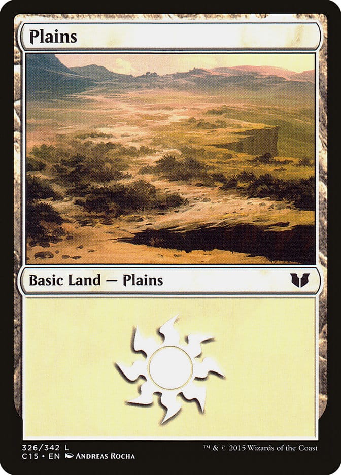 Plains (326) [Commander 2015] Magic: The Gathering