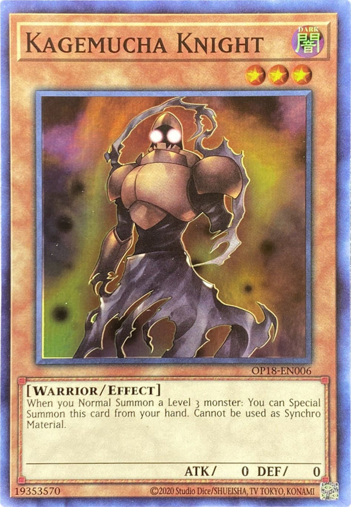 Kagemucha Knight [OP18-EN006] Super Rare - Yugioh Cards For Your TCG Needs!