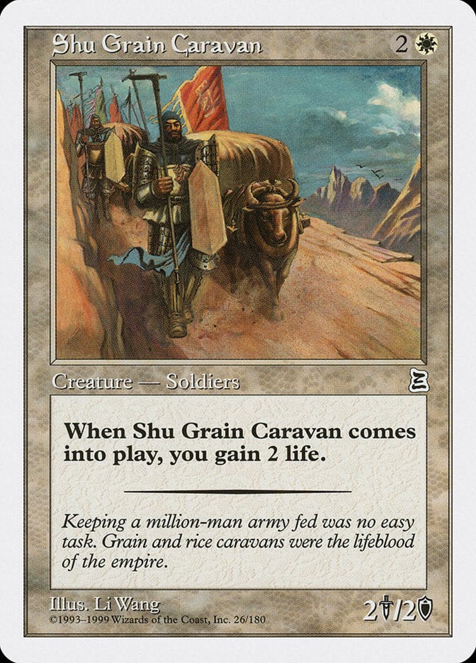 Shu Grain Caravan [Portal Three Kingdoms] Magic: The Gathering