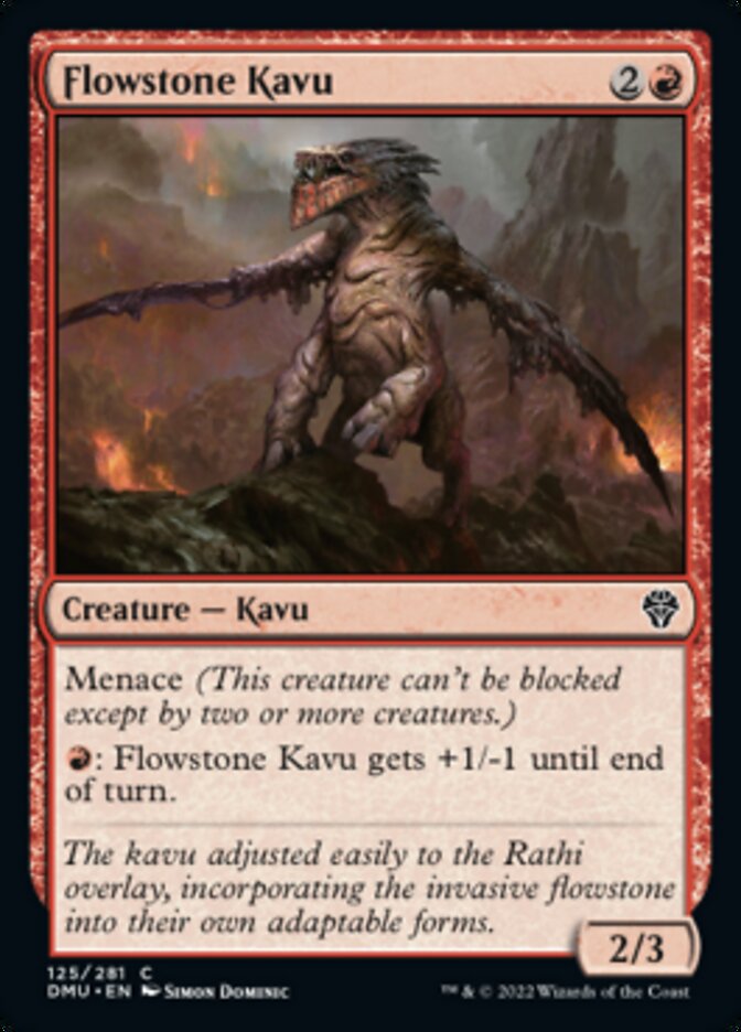 Flowstone Kavu [Dominaria United] Magic: The Gathering