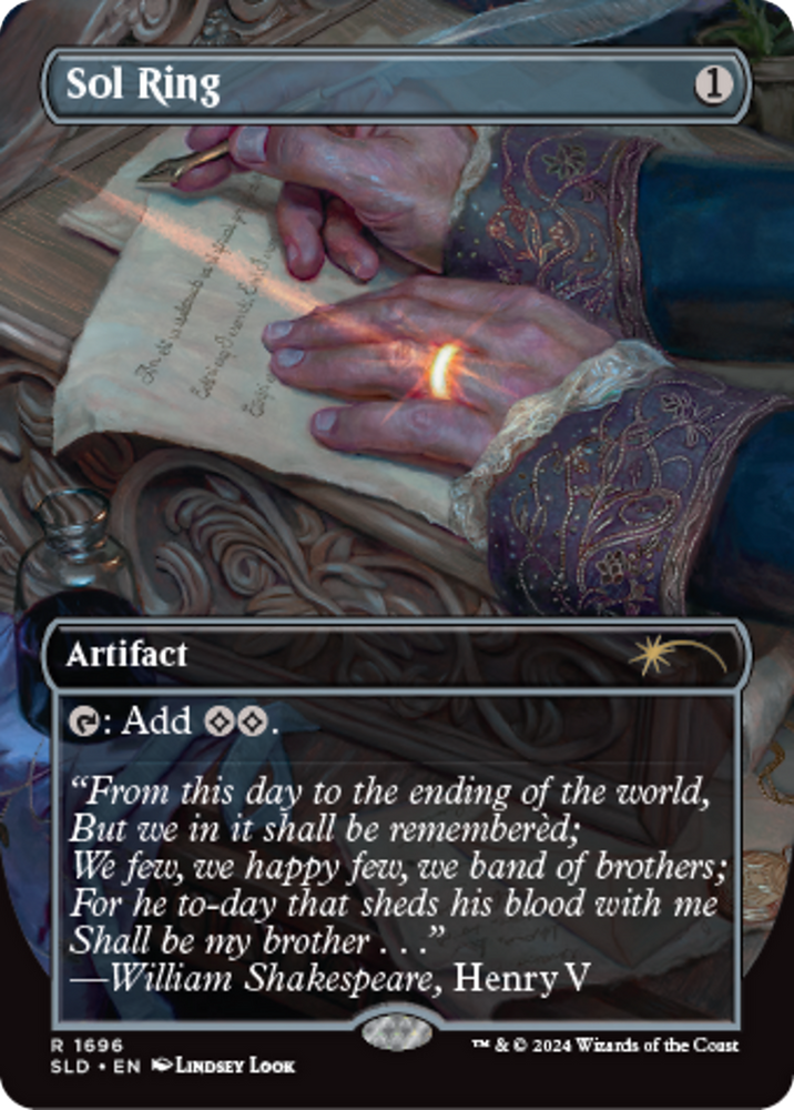 Sol Ring (1696) [Secret Lair: Sheldon's Spellbook] Magic: The Gathering