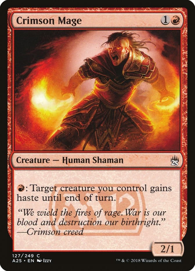 Crimson Mage [Masters 25] Magic: The Gathering