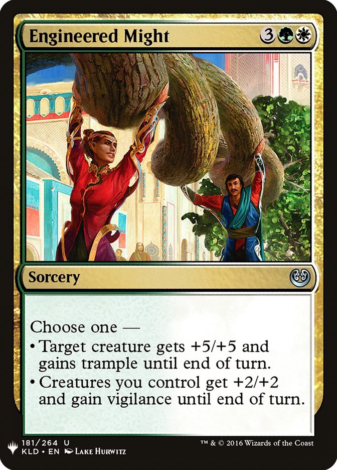 Engineered Might [Mystery Booster] Magic: The Gathering