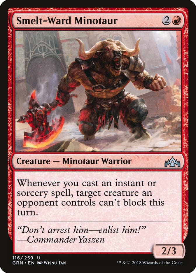 Smelt-Ward Minotaur [Guilds of Ravnica] Magic: The Gathering