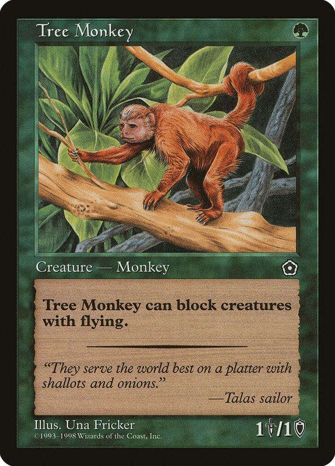 Tree Monkey [Portal Second Age] Magic: The Gathering