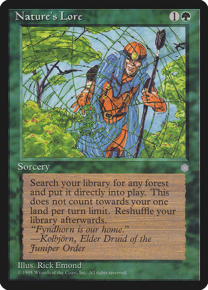 Nature's Lore [Ice Age] Magic: The Gathering