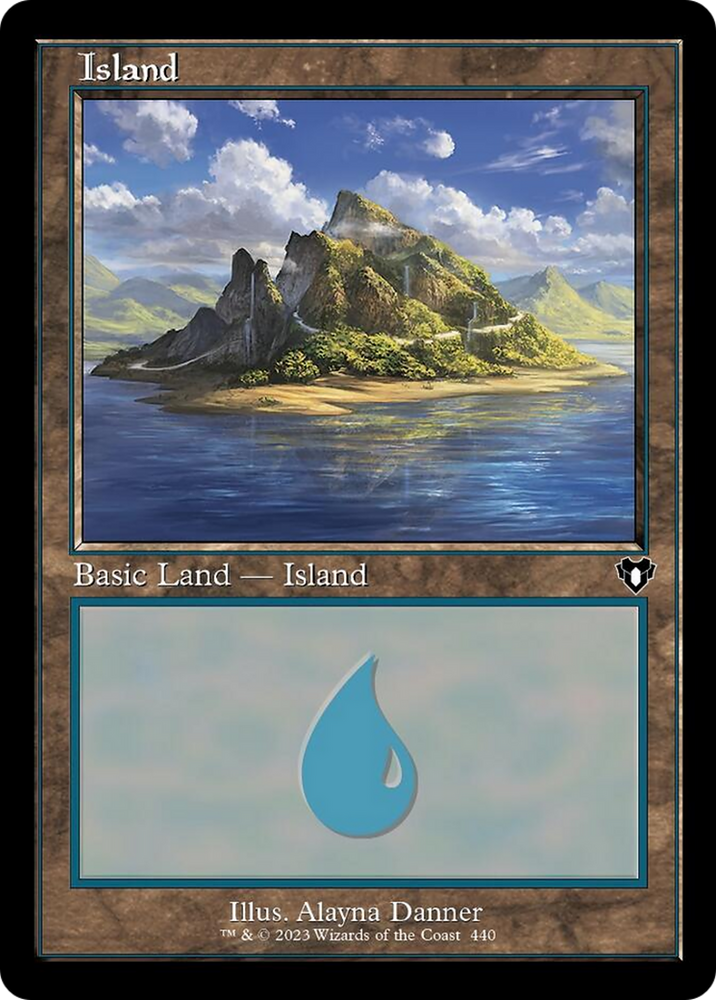 Island (440) (Retro) [Commander Masters] Magic: The Gathering