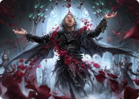 Bloodsoaked Reveler Art Card [Innistrad: Crimson Vow Art Series] Magic: The Gathering