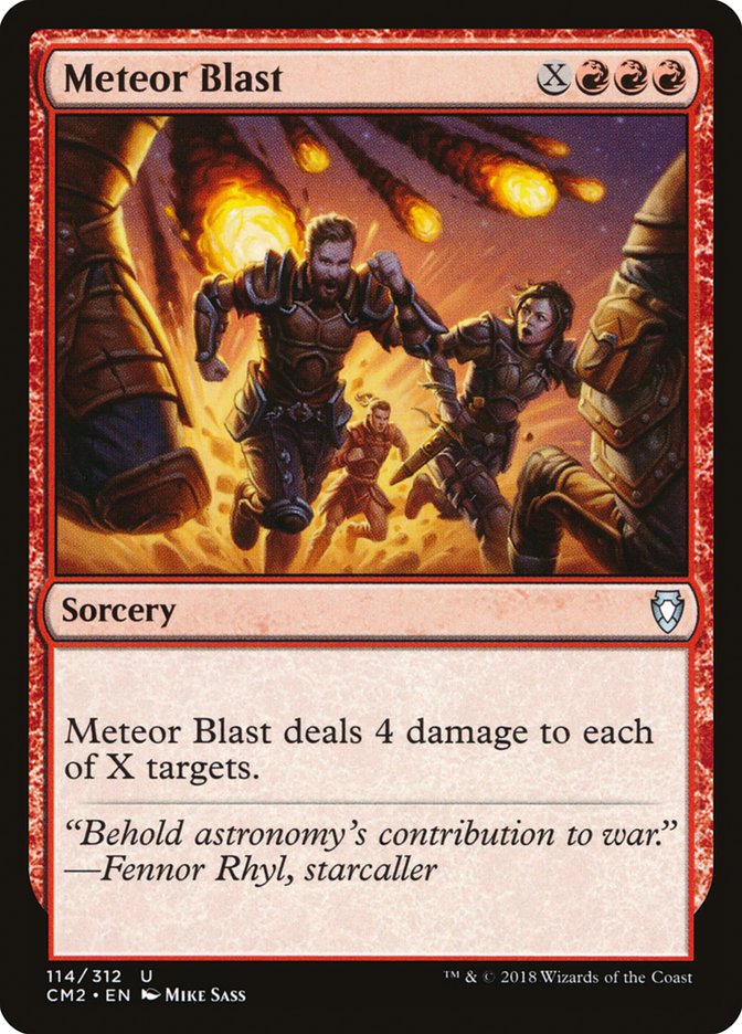 Meteor Blast [Commander Anthology Volume II] Magic: The Gathering