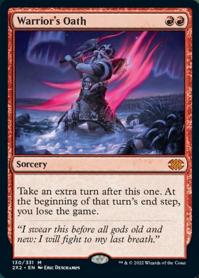 Warrior's Oath [Double Masters 2022] Magic: The Gathering