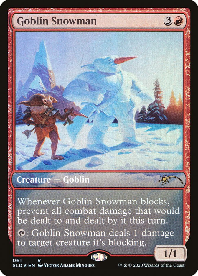 Goblin Snowman [Secret Lair Drop Series] Magic: The Gathering